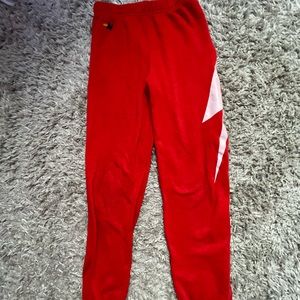 Kids 12 red Av lightning bolt sweats